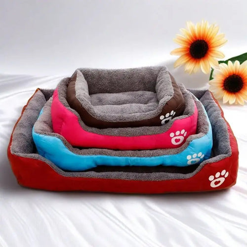 Calming Plush Pet Bed