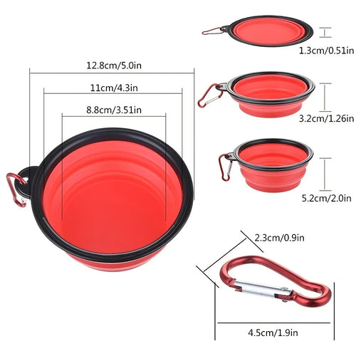 Collapsible Travel Pet Bowl